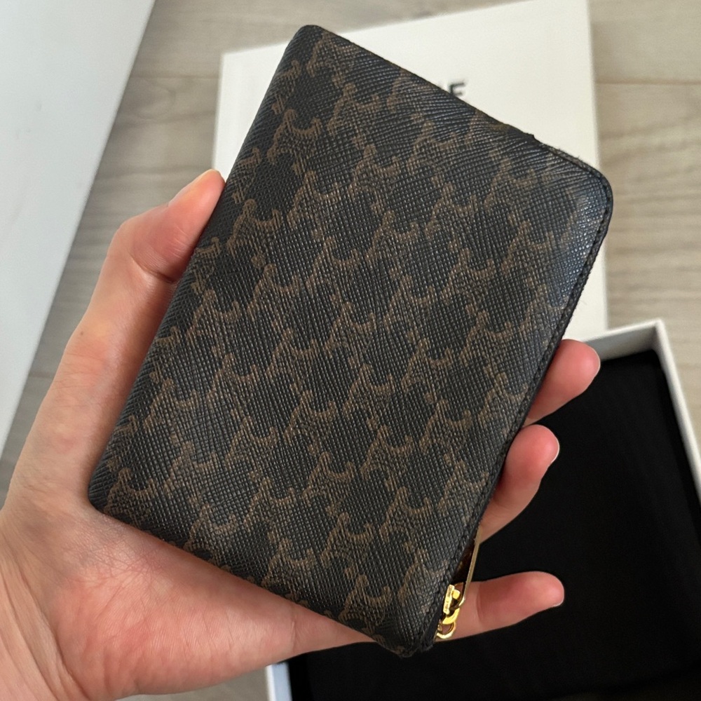Celine Dark Brown Monogram Key Holder - Picture 5 of 8